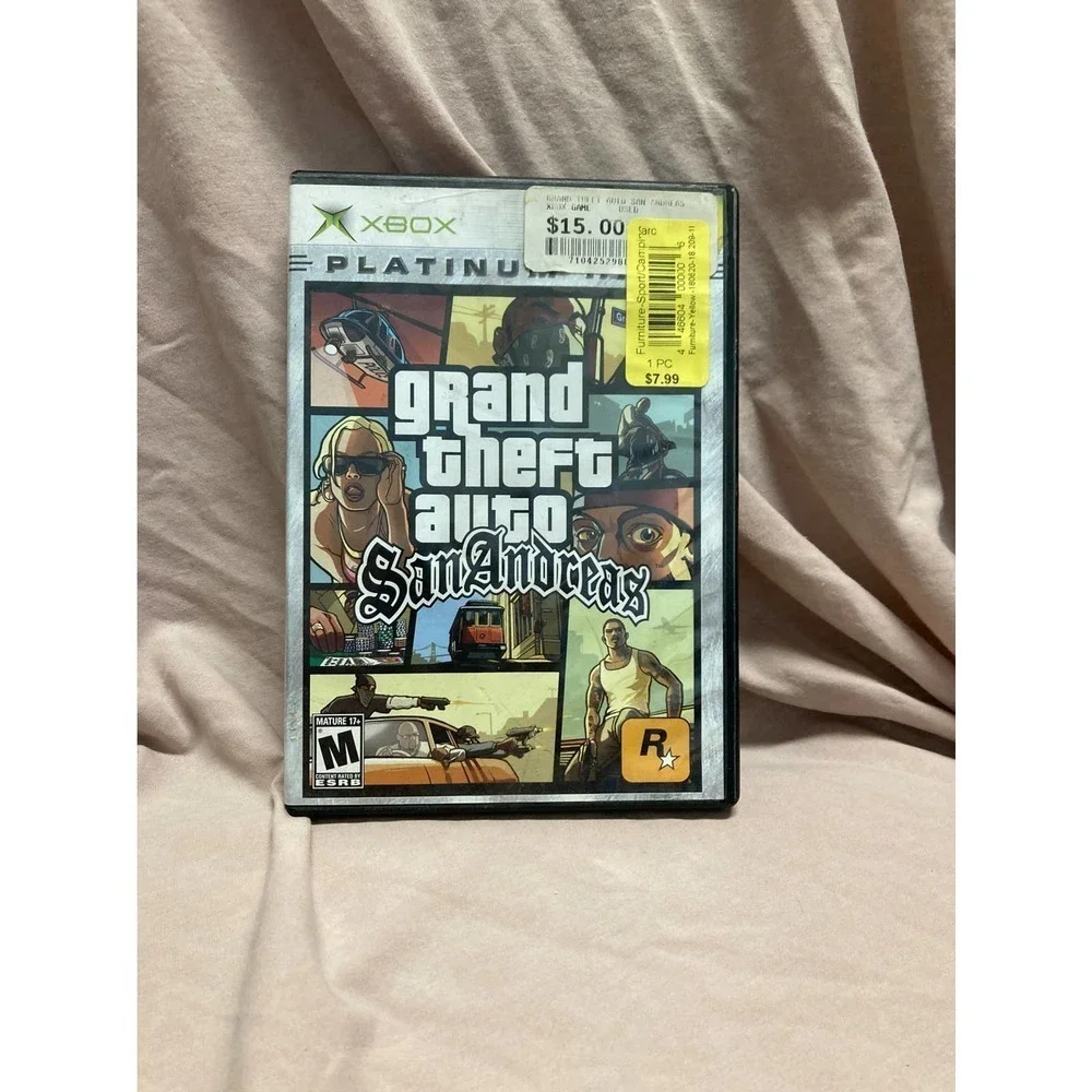 grand Theft Auto: San Andreas (Platinum Hits) (Microsoft Xbox, 2005)